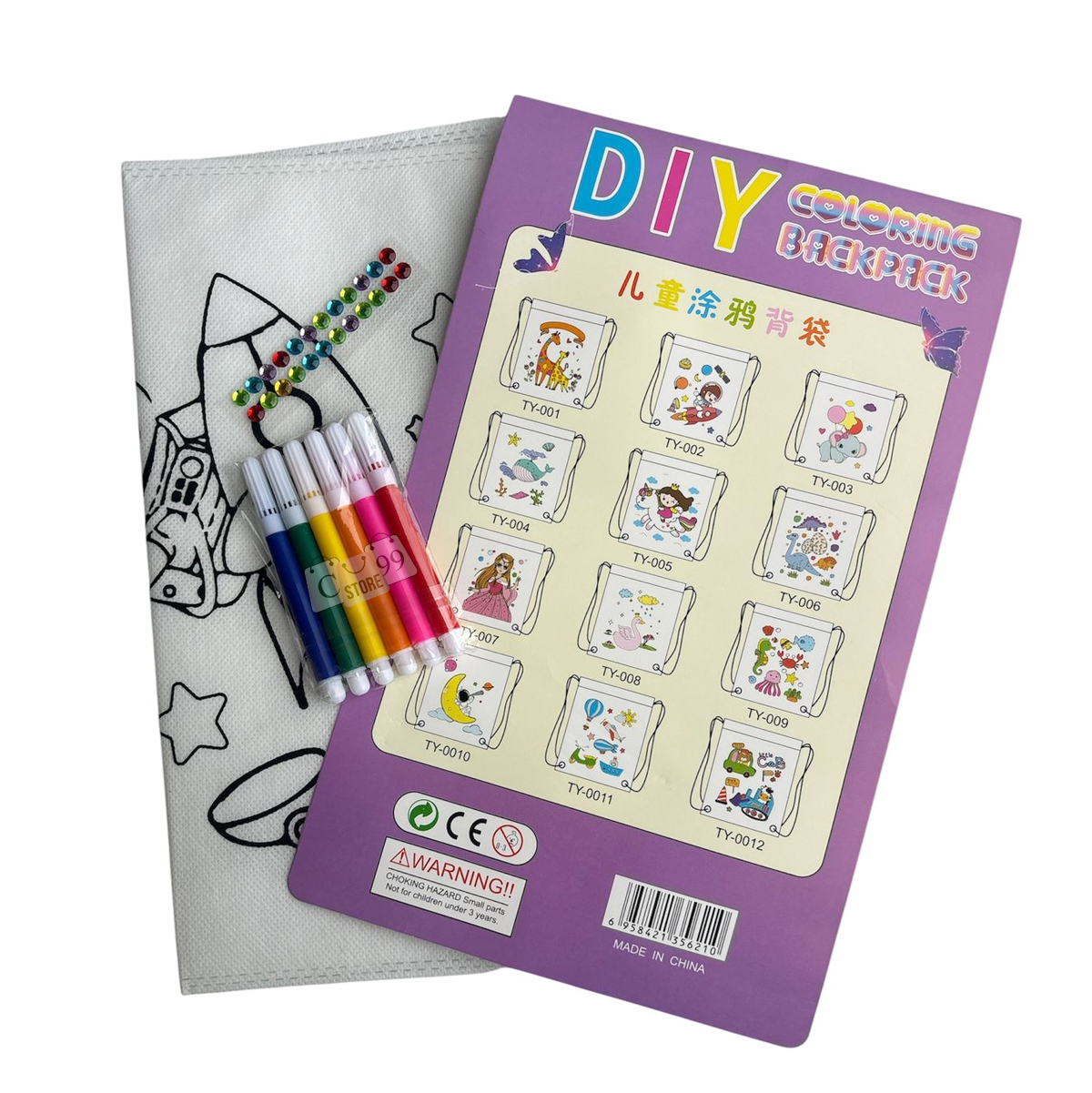 Miniatura 4 de Mochila Mágica Bolso Para Colorear x3